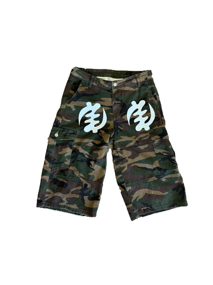 GYE NYAME CAMO JORTS