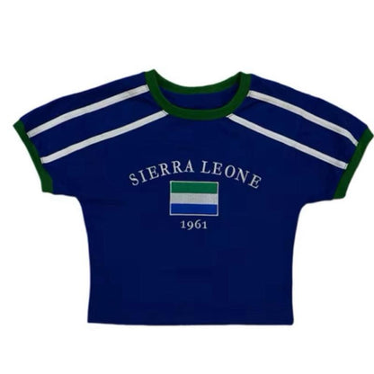 Sierra Leone Baby crop top 1961